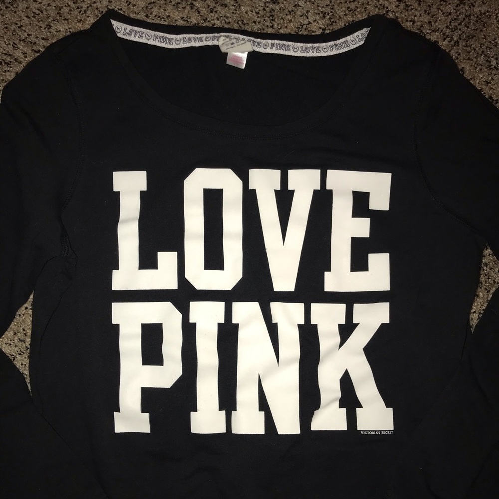 PINK pullover sweatshirt